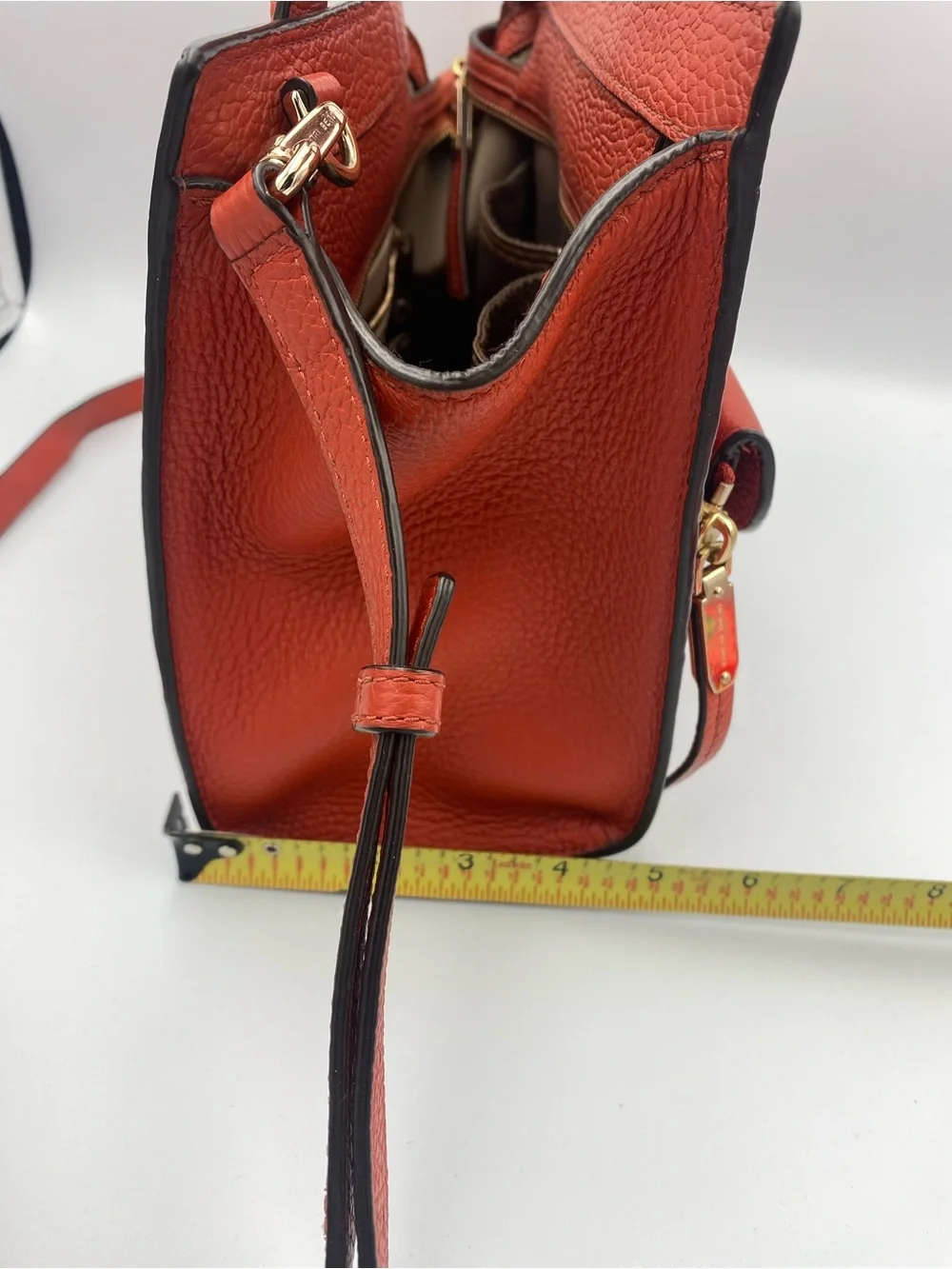 henri bendel structured leather